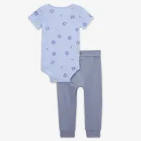 Nike Baby (12-24M) 2-Piece Printed Bodysuit комплект колір сірий