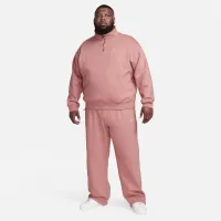 Nike Solo Swoosh чоловічі Open-Hem Fleece Pants Pink