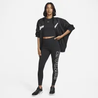 Nike Sportswear Classics женская Graphic С высокой Талией лосины цвет черный