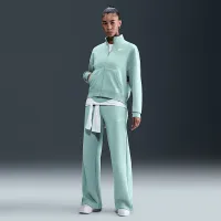 Nike Sportswear Club Fleece женская Loose Track Куртка цвет зеленый
