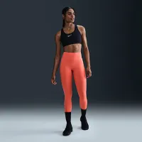 Nike Universa женская Medium-Support С высокой Талией 7/8 лосины с карманамиOrange