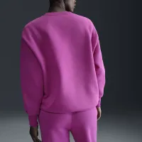 Nike Sportswear Phoenix Fleece женская оверсайз Crew-Neck свитшот цвет фиолетовый