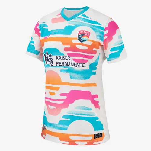 San Diego Wave FC 2024 Stadium Primary женская Nike Dri-FIT NWSL Replica Jersey цвет белый