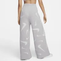 Nike Sportswear Phoenix Cozy Букле женская С высокой Талией Wide-Leg Knit Pants цвет серый