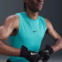Nike Pro мужские Dri-FIT Slim Sleeveless Top цвет зеленый