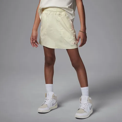 Nike Jordan Big дитячі Crafted Utility Skort колір білий