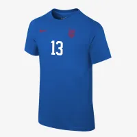 Alex Morgan USWNT Big Kids' Nike Soccer T-Shirt Blue