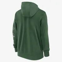 New York Jets Club чоловічі Nike NFL Full-Zip Толстовка з капюшоном колір зелений