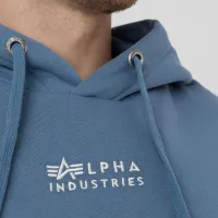 Кофта/футболка Alpha Industries Organics EMB Hoody 118350671 - Голубая