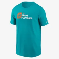 Miami Dolphins Team Outline Essential футболка чоловічі Nike NFL футболка колір зелений