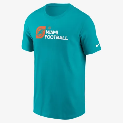 Miami Dolphins Team Outline Essential футболка чоловічі Nike NFL футболка колір зелений