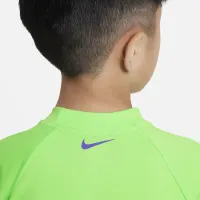 Nike Dri-FIT Little детские (для мальчиков) Long-Sleeve Swim Hydroguard цвет зеленый