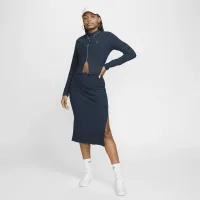 Nike Sportswear Chill Rib женская Slim Full-Zip Cardigan синий