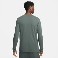 Nike чоловічі Dri-FIT Long-Sleeve Fitness футболка колір зелений