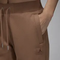 Nike Jordan Flight Fleece жіноча Pants колір коричневий