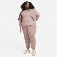 Nike Sportswear Phoenix Fleece жіноча оверсайз Crew-Neck світшот (великі розміри) колір фіолетовий