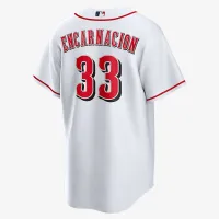 Christian Encarnacion-Strand Cincinnati цвет красныйs мужские Nike MLB Replica Jersey цвет белый