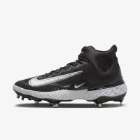 Nike Alpha Huarache Elite 4 Mid мужские бейсбольные бутсы цвет черный