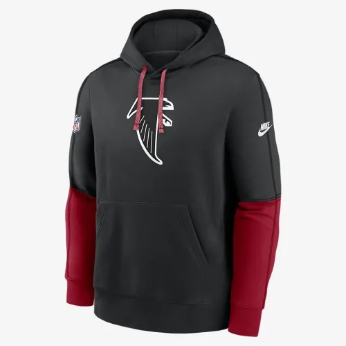 Atlanta Falcons Logo Team Issue Club мужские Nike NFL Pullover Толстовка с капюшоном цвет черный