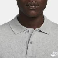Nike Club чоловічі Long-Sleeve Knit Polo колір сірий