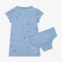 Nike Swoosh Printed Tee Костюм Baby Костюм Blue