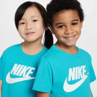 Nike Futura Little детские Everцвет зеленый футболка цвет зеленый