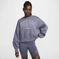 Nike Sportswear Phoenix Fleece женская Over-оверсайз Crew-Neck свитшот цвет серый