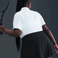 Nike Victory женская Dri-FIT Straight Tennis юбка (большие размеры) цвет черный