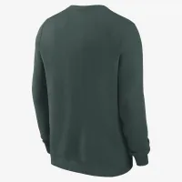 Michigan State Spartans Primetime Everцвет зеленый Logo мужские Nike College Pullover Crew цвет зеленый