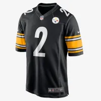 Justin Fields Pittsburgh Steelers чоловічі Nike NFL Game Jersey колір чорний