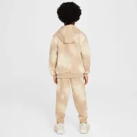 Nike Sportswear Powder Play Little дитячі Lightweight Fleece 2-Piece Pullover Толстовка з капюшоном комплект колір коричневий