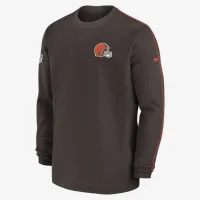 Cleveland цвет коричневыйs Sideline Coach Men’s Nike NFL Long-Sleeve Top цвет коричневый