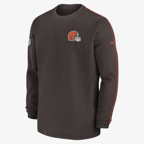 Cleveland колір коричневийs Sideline Coach Men’s Nike NFL Long-Sleeve Top колір коричневий