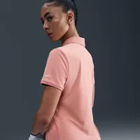 Nike Victory женская Dri-FIT Short-Sleeve для гольфа Polo Pink