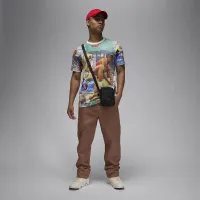 Nike Jordan Flight Essentials мужские Printed футболка цвет белый