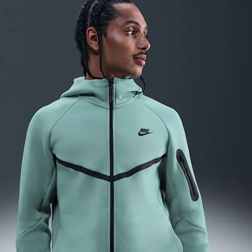Nike Tech мужские Fleece Windrunner Full-Zip Куртка цвет зеленый