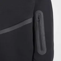 Nike Sportswear Tech Fleece Big дитячі Full-Zip Толстовка з капюшоном (Extended Size) колір чорний