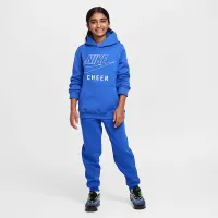 Nike Big детские Cheer Pullover Толстовка с капюшоном синий
