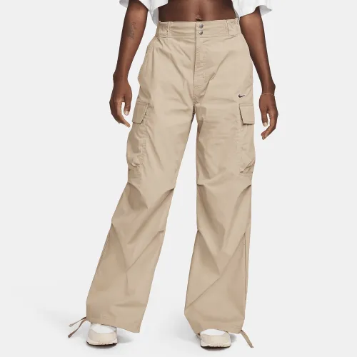 Nike Sportswear женская С высокой Талией Loose Woven Cargo Pants цвет коричневый
