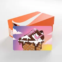 Nike Gift Card Mailed in a Mini Nike Shoebox многоцветный