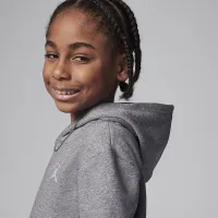 Nike Jordan MJ Brooklyn Fleece Little детские 2-Piece Pullover Толстовка с капюшоном набор цвет серый