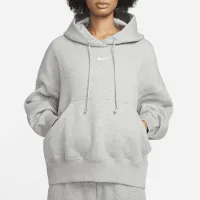 Nike Sportswear Phoenix Fleece жіноча Over-оверсайз Pullover Толстовка з капюшоном колір сірий