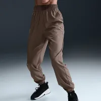 Nike One женская Dri-FIT С высокой Талией 7/8 Joggers цвет коричневый