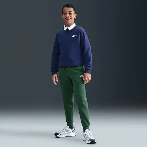 Nike Sportswear Club Fleece Big детские Joggers цвет зеленый