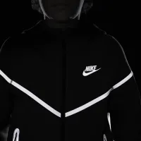 Nike Sportswear Tech Fleece Big дитячі (для хлопчиків) Reflective Full-Zip Толстовка з капюшоном колір зелений