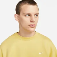 Nike Solo Swoosh мужские Fleece Crew Yellow