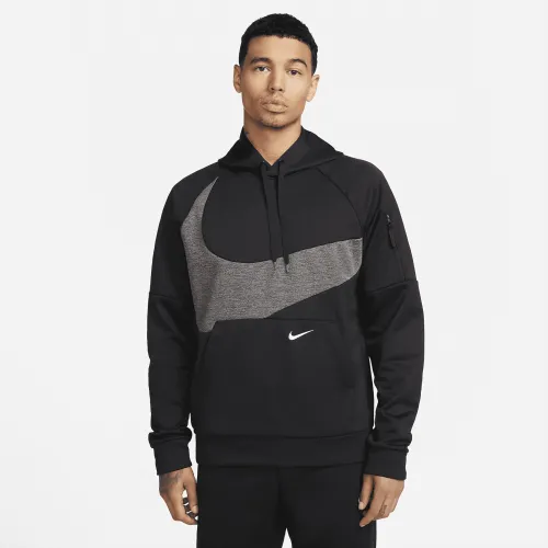 Nike Therma-FIT чоловічі Pullover Fitness Толстовка з капюшоном колір чорний