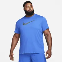 Nike Dri-FIT чоловічі Fitness футболка блакитний