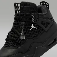 Nike Air Jordan 4 Net женская Кроссовки цвет черный