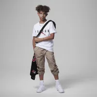 Nike Jordan Big детские футболка цвет белый